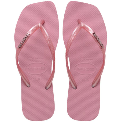 Chanclas Havaianas Slim Square Logo Metallic