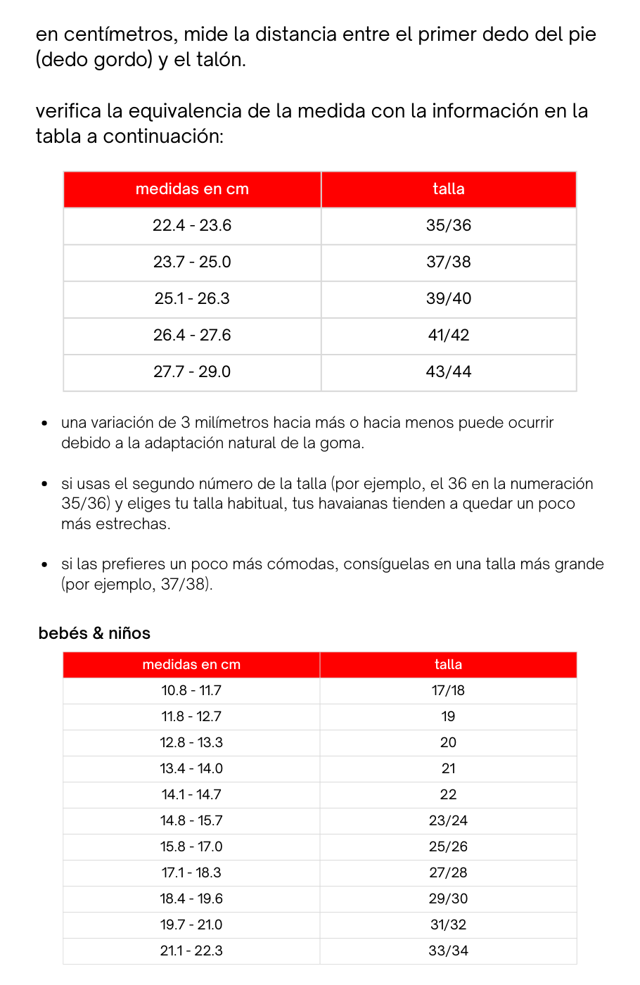size guide 2